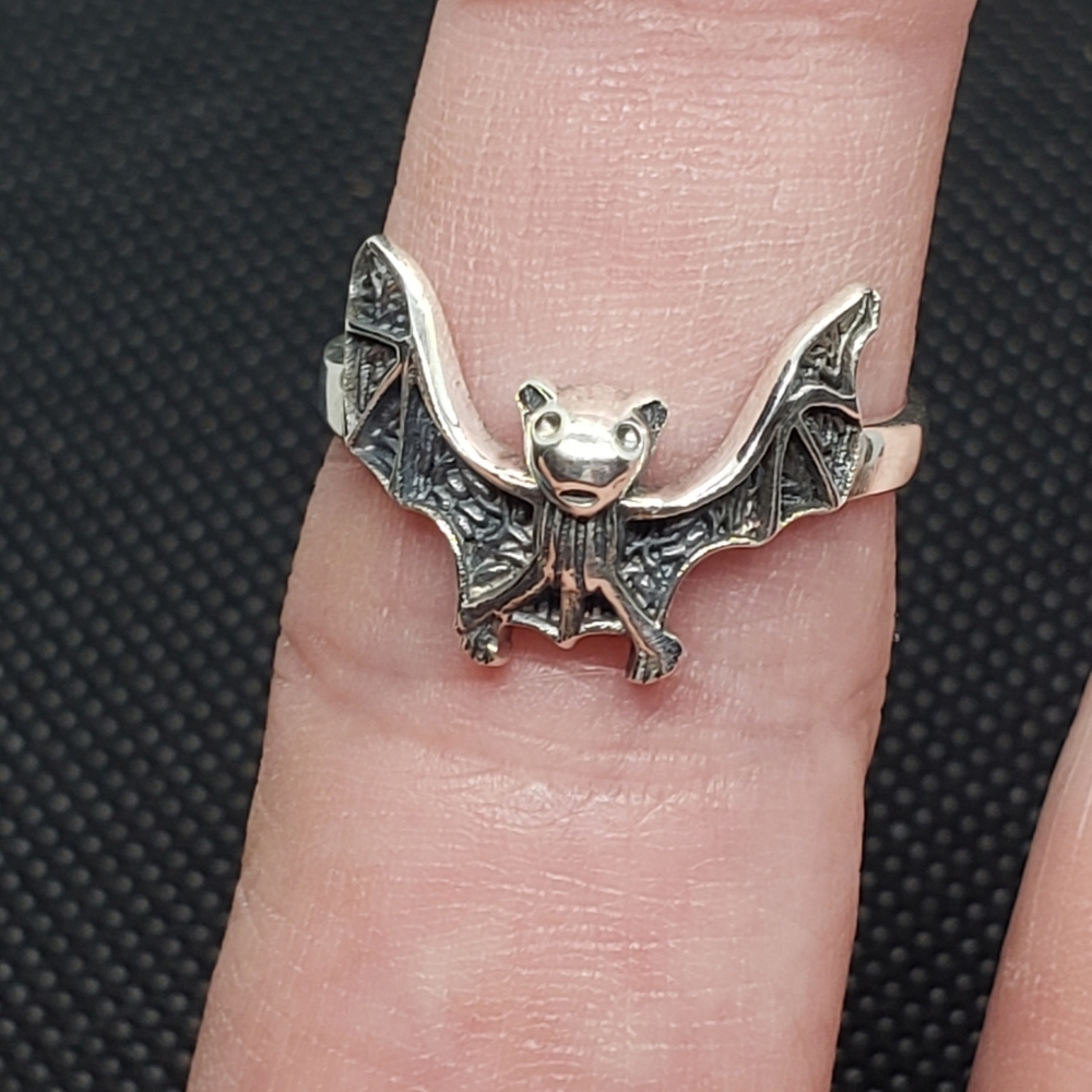 Bat Ring - 925 Silver - Picture 4 of 10